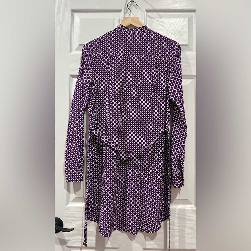 Juicy Couture Size 4 Multicolor Silk Tunic Dress - Picture 8 of 16